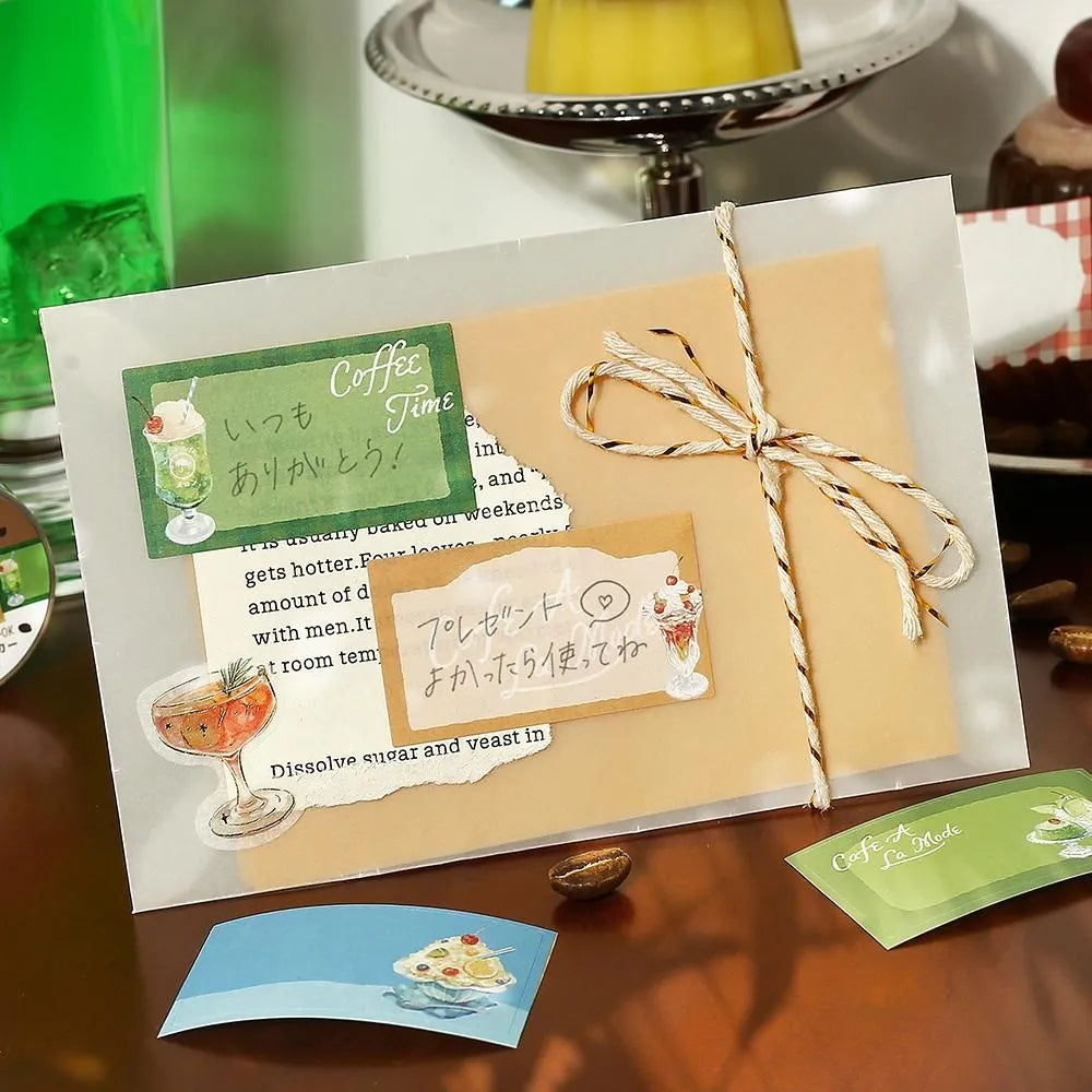 BGM Roll Sticker - Writable - Cafe A La Mode