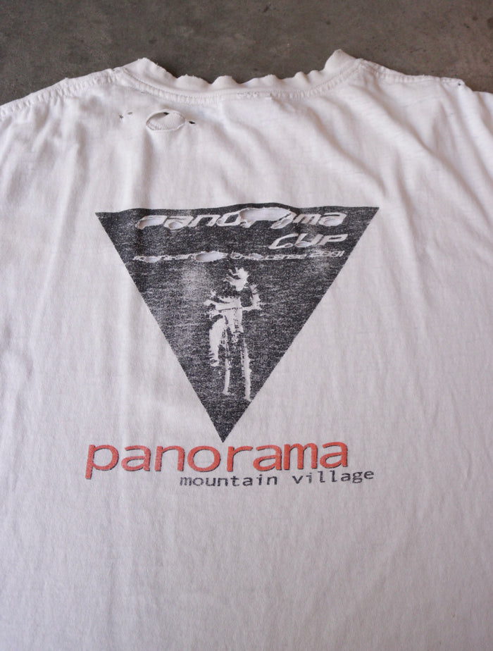 1990S WHITE PANORAMA TEE