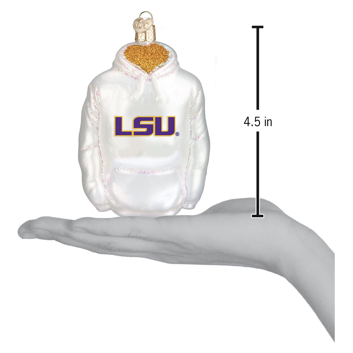 LSU Hoodie Ornament