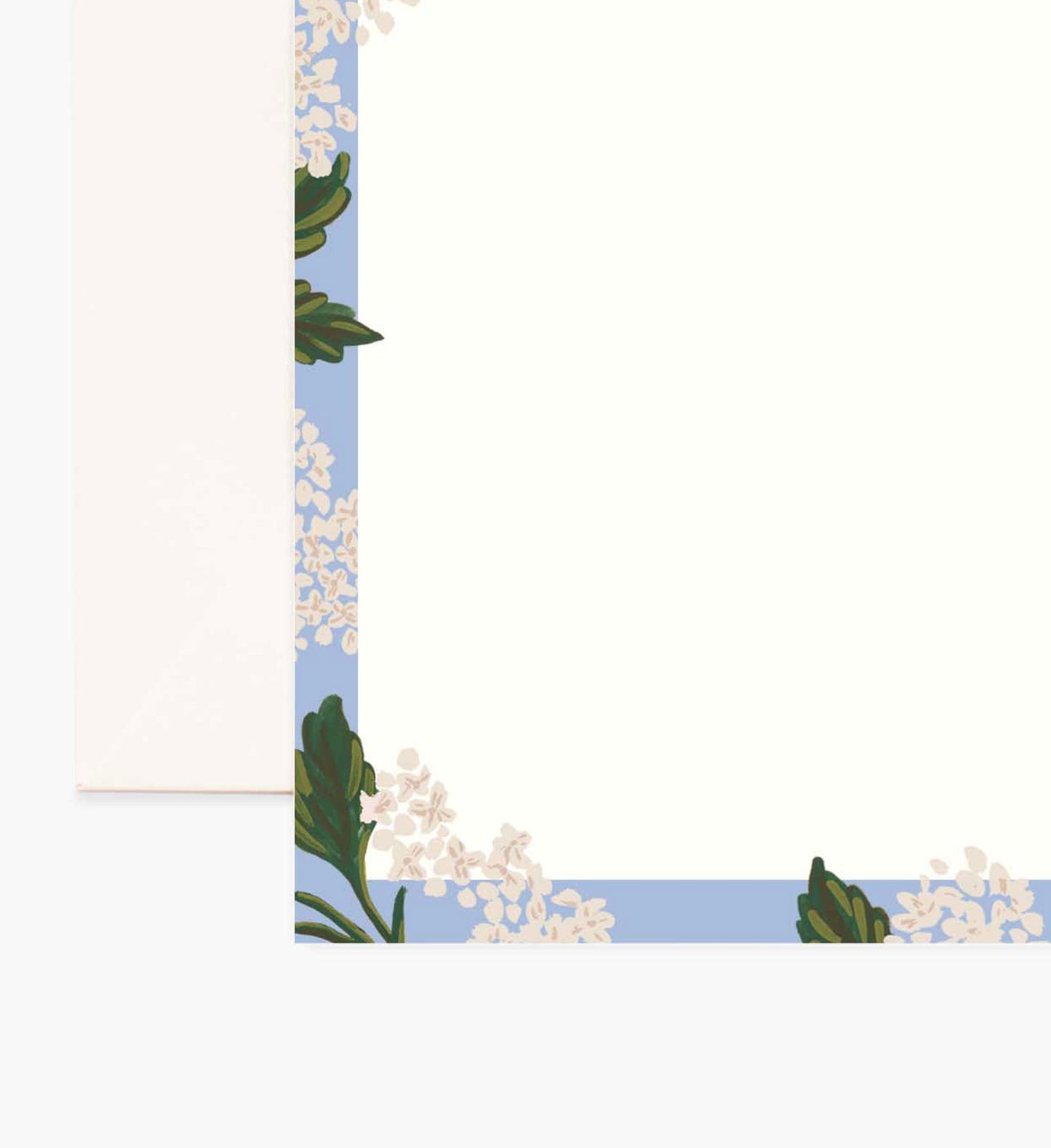 Floral Personalized Stationery - Hydrangea