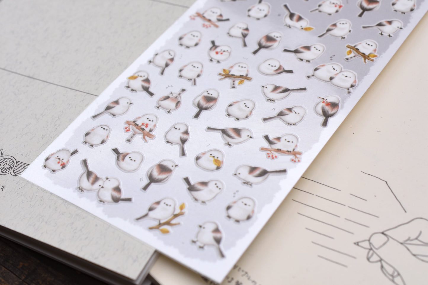 Chunky Animals Washi Stickers - Snow Fairy Bird