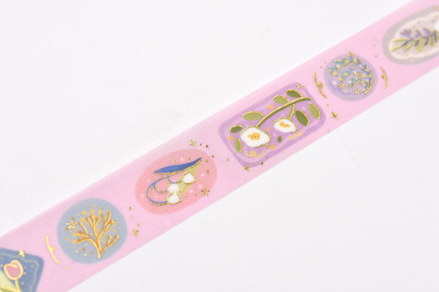 BGM Life Washi Tape - Foil Stamping - Flower Brooch