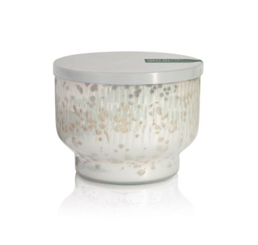 "HOLIDAY MERCURY - CRYSTAL PINE INVERTED JAR, 10 oz"