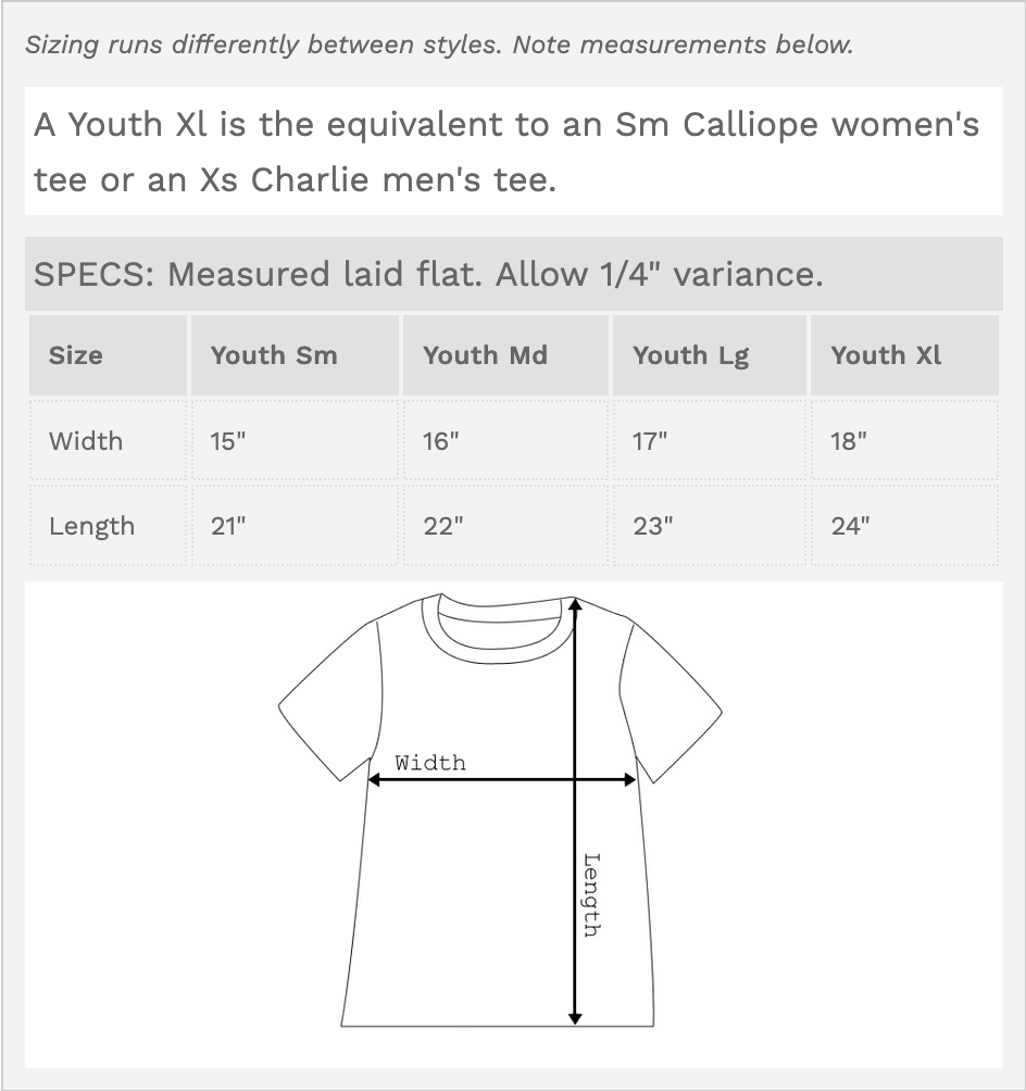 Broccoli Youth Tee -blue lagoon