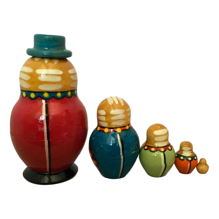 Puppy nesting dolls