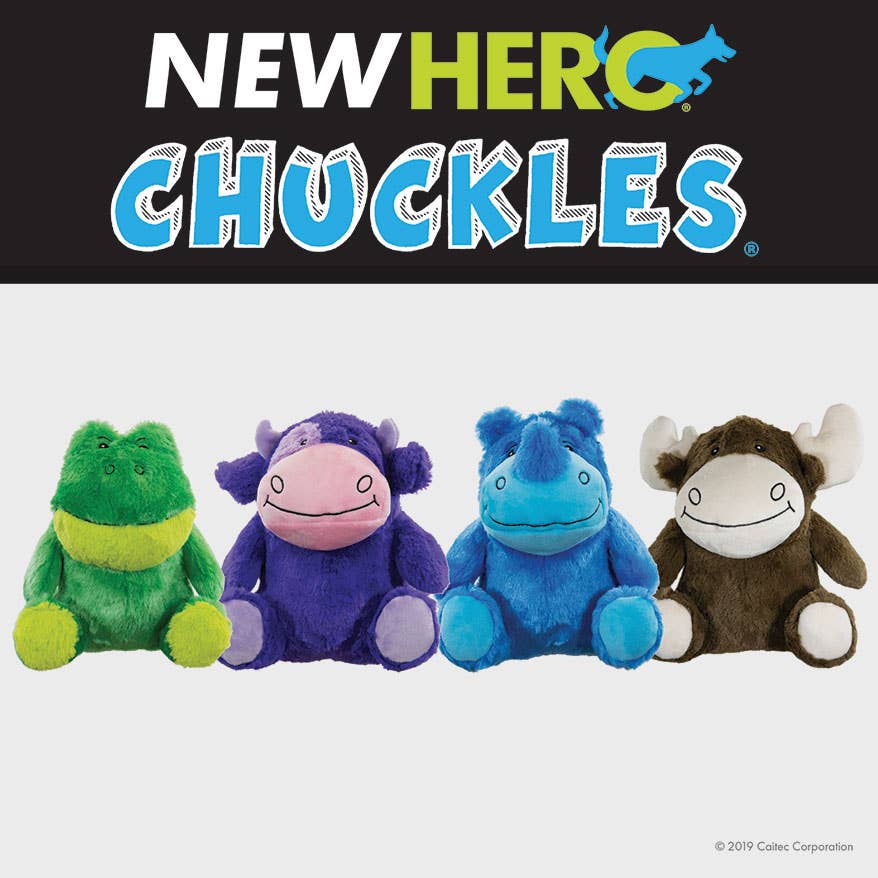 Caitec Inc - Small Chuckles 2.0 Frog Dog Toy