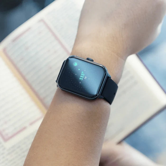Islamic Smart Watch with Qibla Finder & Prayer Times | iQibla Qwatch S6