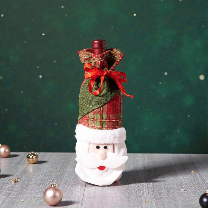 Jolly Santa Wine Bag, Christmas, Wine Gift, wine, wine gift bag delivery, delivery wine gift bag, Christmas wine USA, USA Christmas wine, USA
