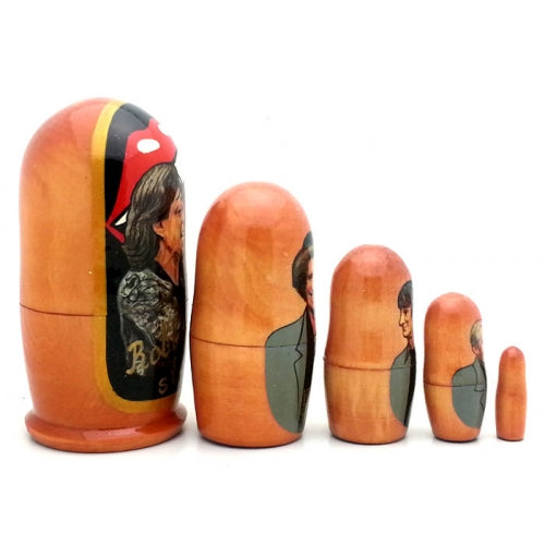 Rolling Stones Matryoshka Set 4"Tall