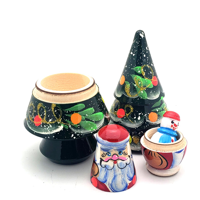 christmas nesting doll set