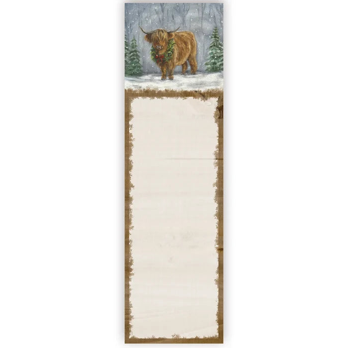 Snowy Highland List Pad