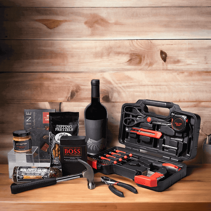 Wine & Tool Gift Set from Monthly Sommelier USA - Wine Gift Basket - USA Delivery