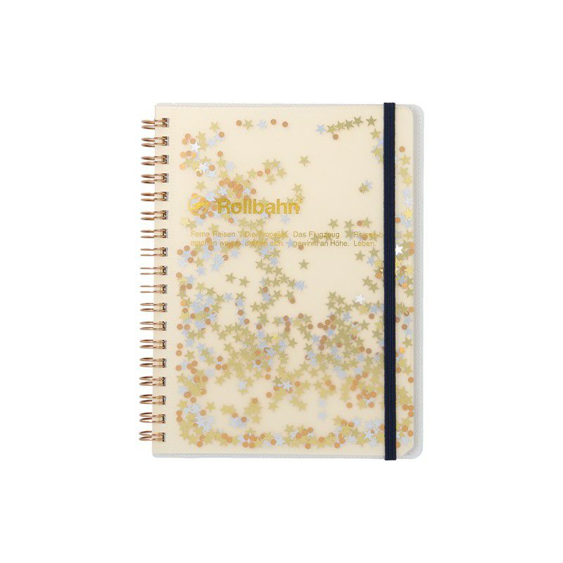 Delfonics Rollbahn Spiral Notebook - Pocket Memo Large - Glitter - Special Edition