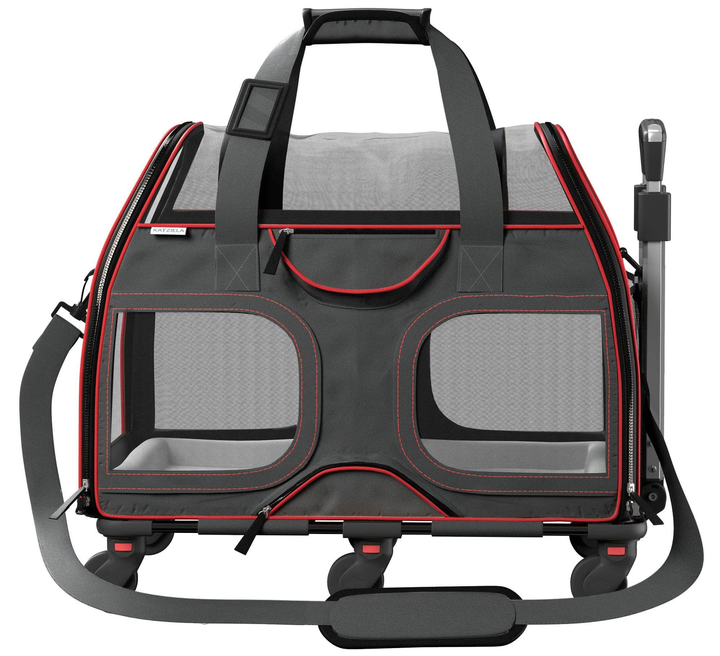 Luxury Rider Pet Carrier with Removable Wheels