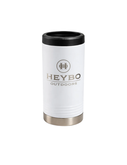 12 oz Slim Can Cooler: White