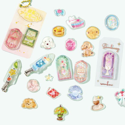 BGM 3D Sticker Sheet - Kyururun - Merci