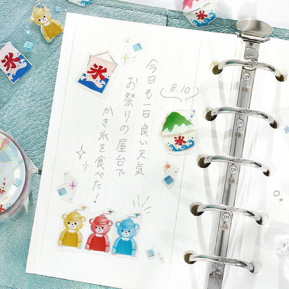 BGM Clear Tape - Foil Stamping - 2026 Summer Limited - Summer-Colored Ice