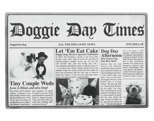 Doggie Day Times Placemat