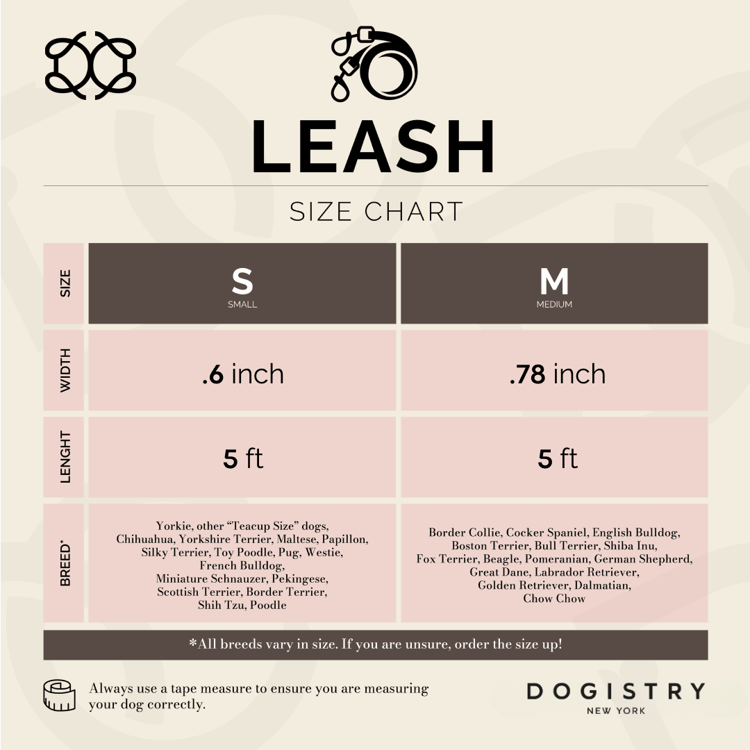 Dogistry™ - City Dog Leash - Dune