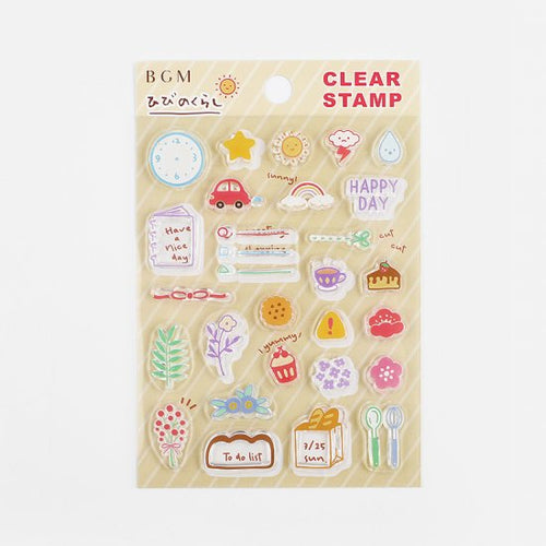 BGM Clear Stamp - Daily Life