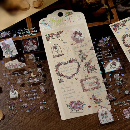 BGM - Foil Stamping Iride Sticker Sheets Vol.2 - Rose