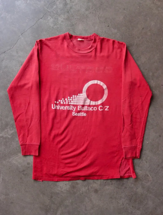 1980S UNIVERSITY OF BULTACO L/S JERSEY SHIRT