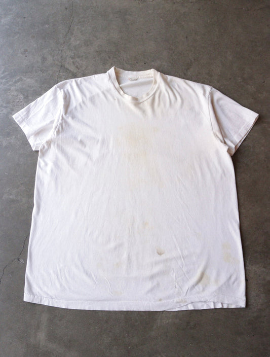 1970S BLANK WHITE TEE