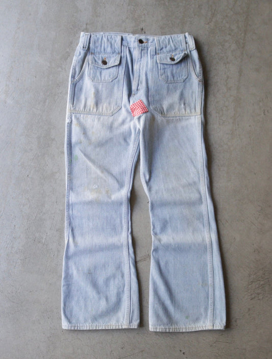 1970S FLARED REPAIRED BUSH PANTS