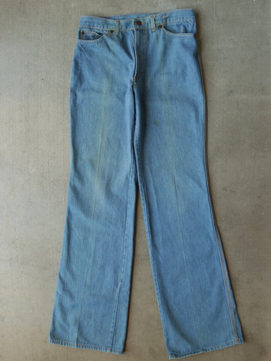 1970S 'MALE' BELL BOTTOM DENIM PANTS - TWO FOLD