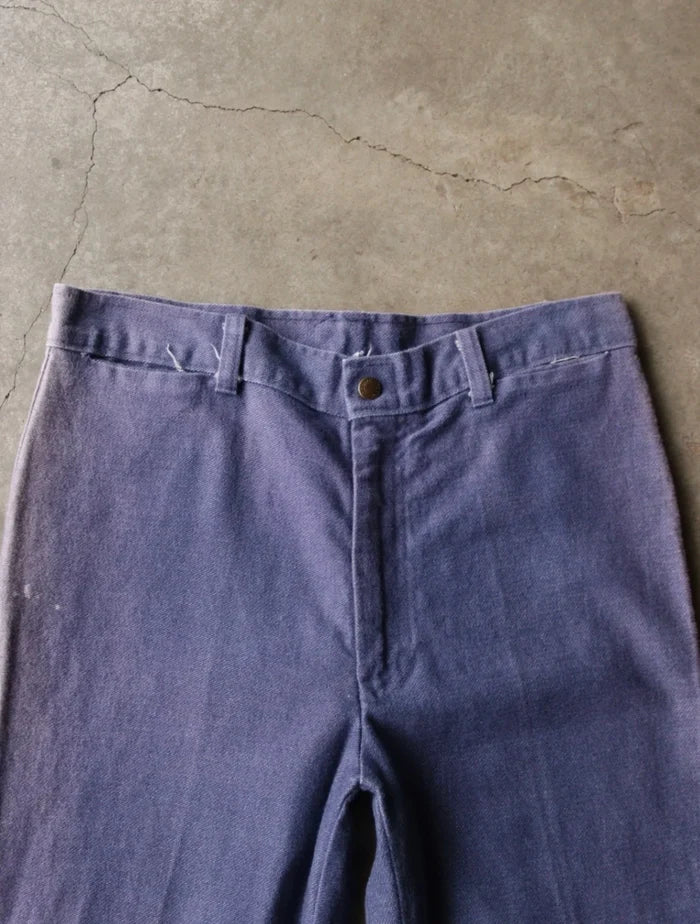 1970S TWO TONE GRADIENT FLARED PANTS