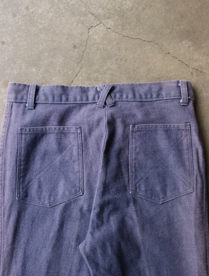 1970S TWO TONE GRADIENT FLARED PANTS