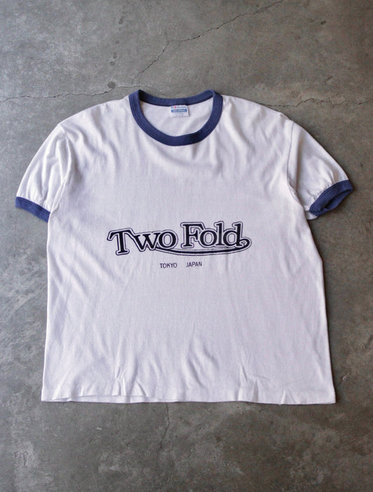 1980S TWOFOLD RINGER TEE