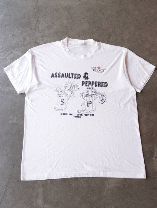 1990S ASSAULTED AND PEPPERED TEE