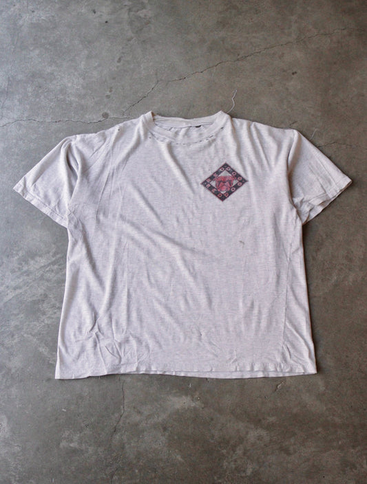 1990S GRAY DISTRESSED TEE