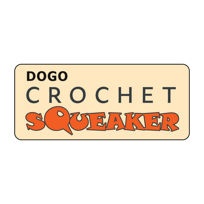 Dogo Pet - Crochet Toy - Bone Ball Blue