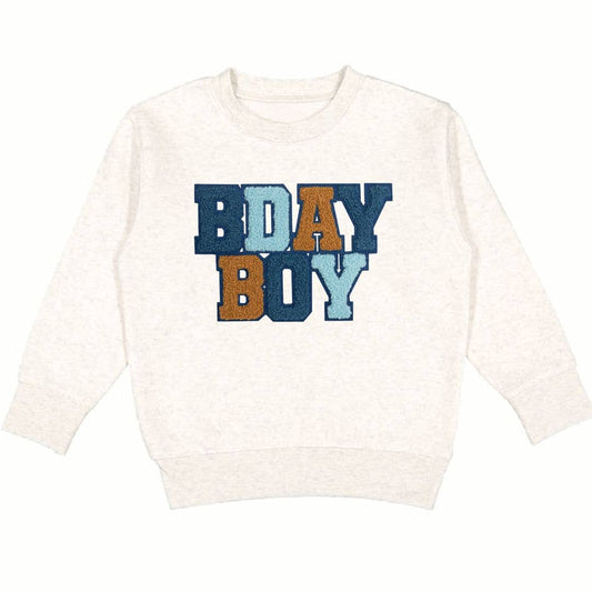 Birthday Boy Patch Sweatshirt