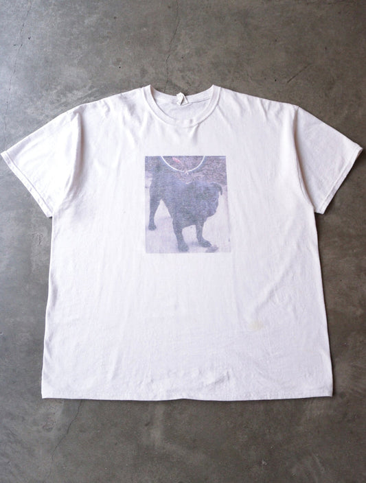 2000S BLASTED OUT FADED PUG TEE