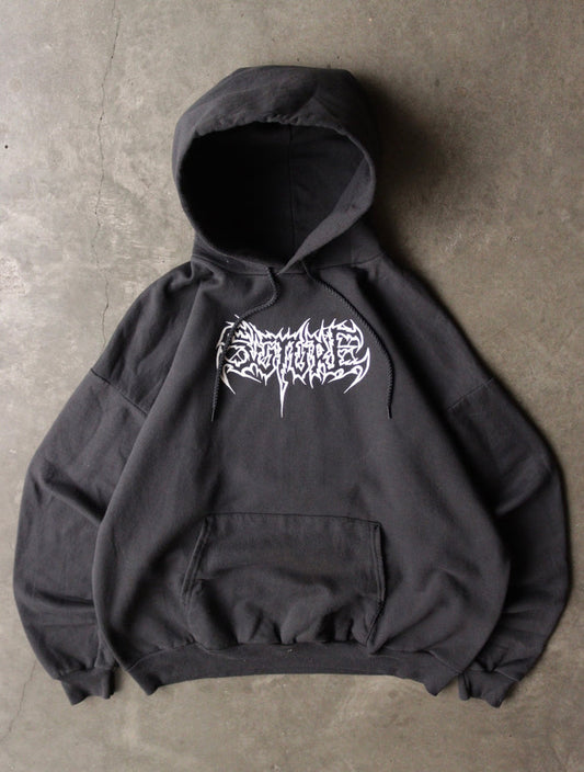 2000S METAL HOODED SWEATSHIRT