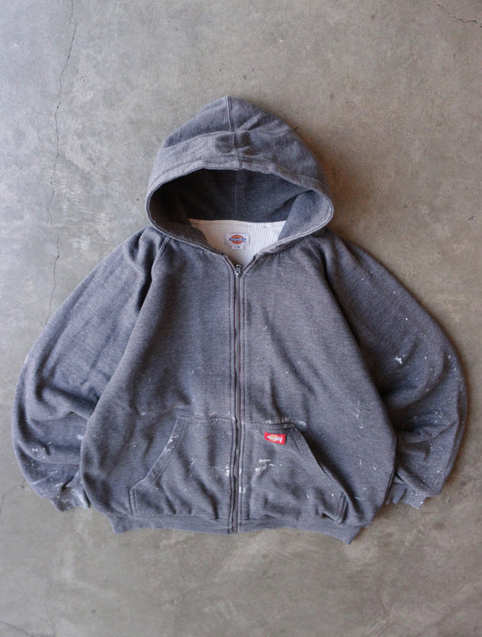 2000S FADED DICKIES THERMAL LINED HOODED SWEATSHIRT