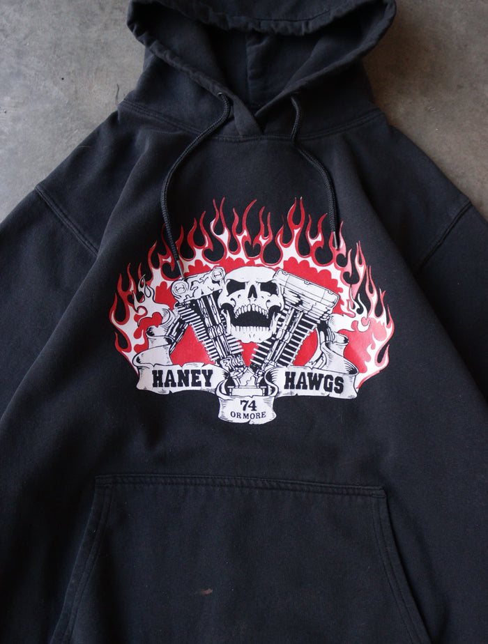 2000S HANEY HAWGS HOODED SWEATSHIRT