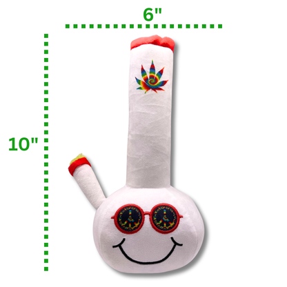PAW:20 - Billie Bong, Parody Plush Squeaker 420 Dog Toy