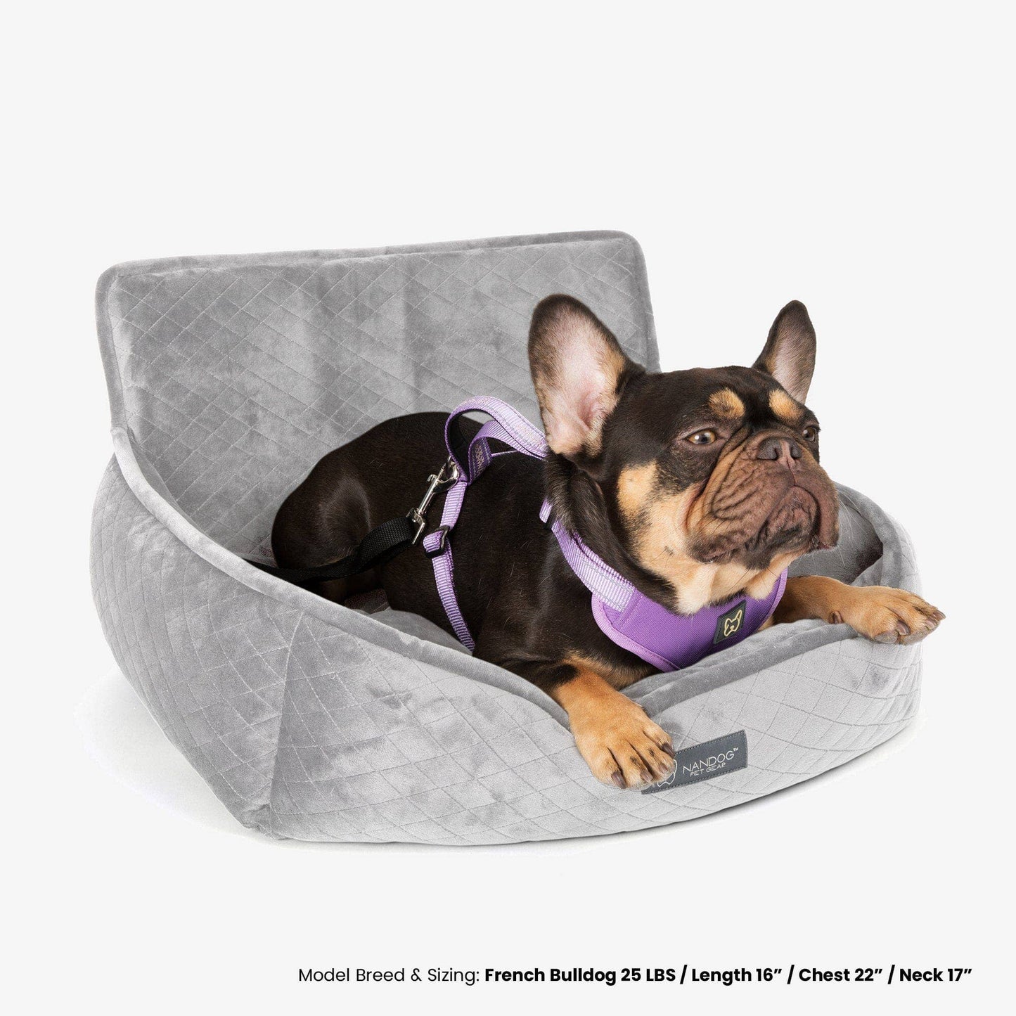 Nandog Pet Gear - The Car Seat Gray M