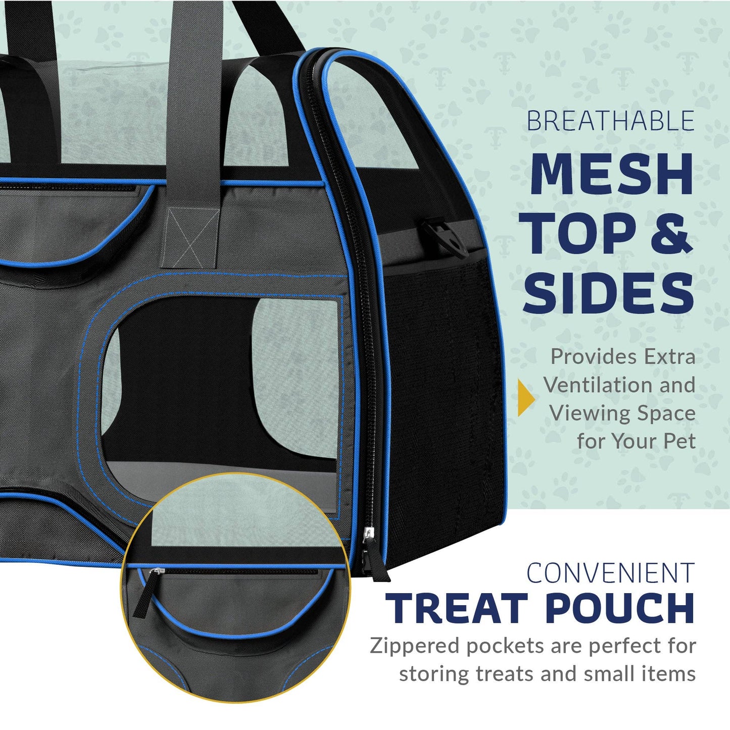 Luxury Rider Pet Carrier with Removable Wheels