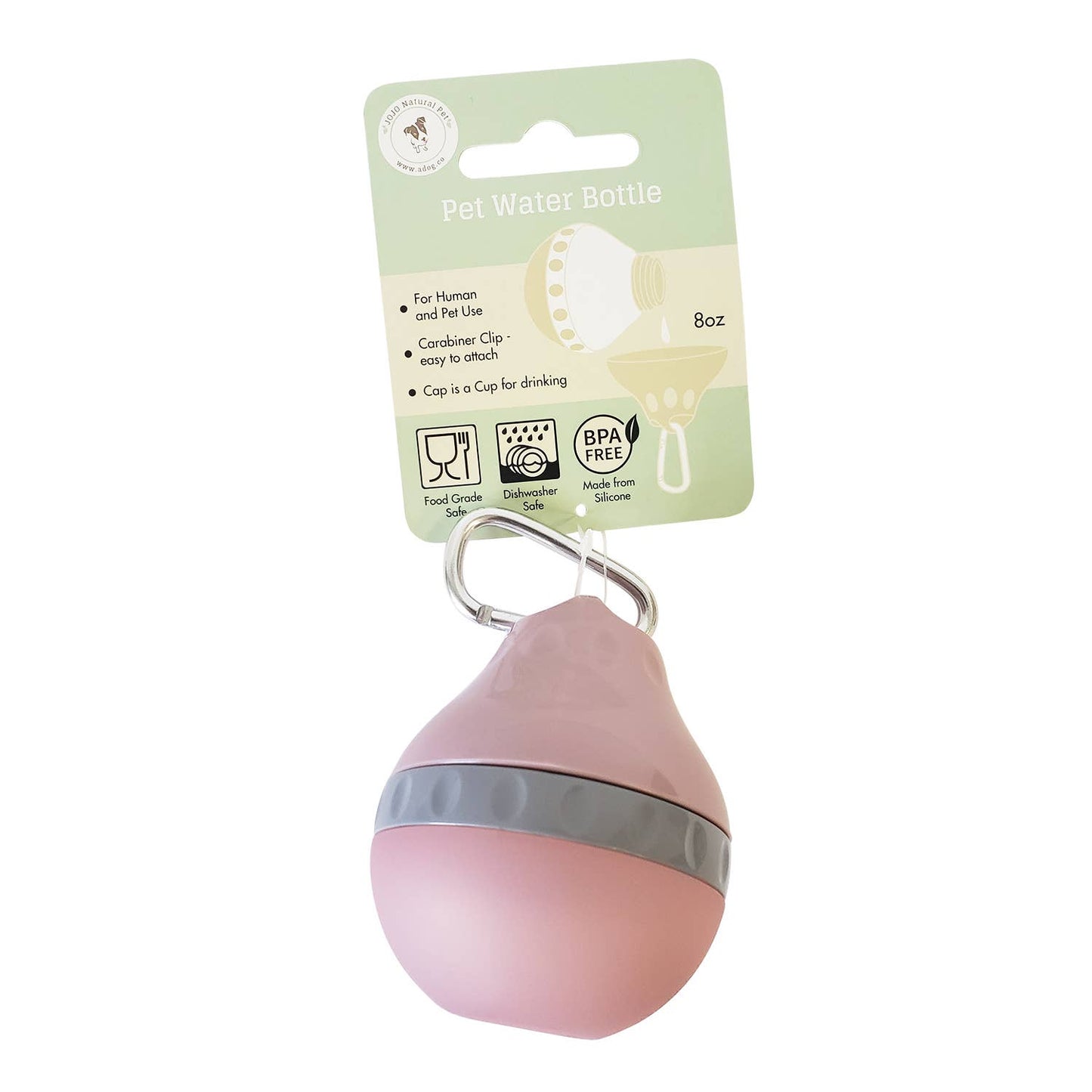 Jojo Modern Pets - Eco-Friendly Silicone Dog Travel Water Bottle