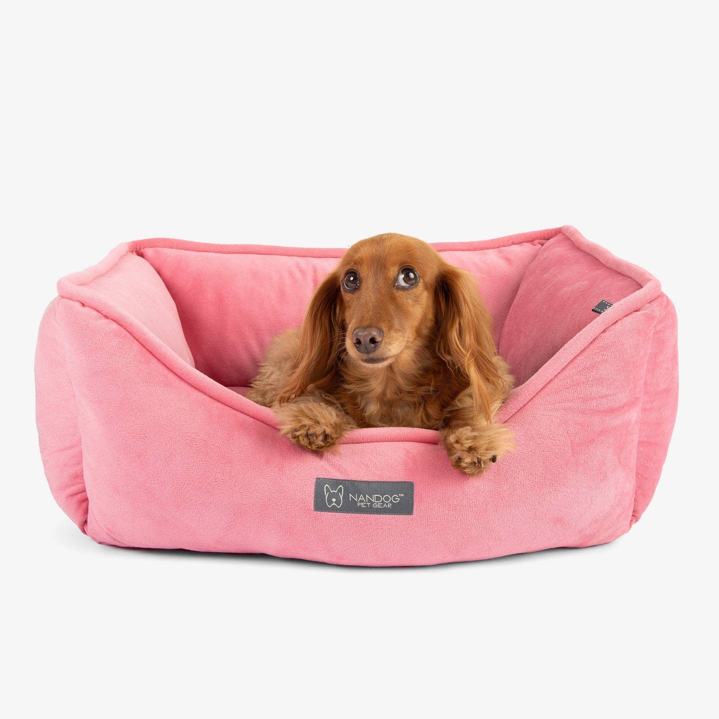 Nandog Pet Gear - Signature Bed in Electric Pink