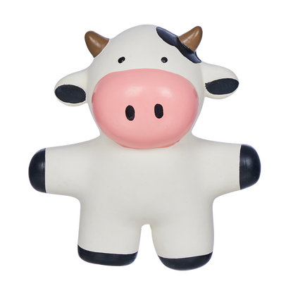 Happy Tails - Cow Animal Latex Toy