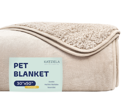 Katziela - Premium Waterproof Sherpa Soft Throw Blanket's For Dog & Cat