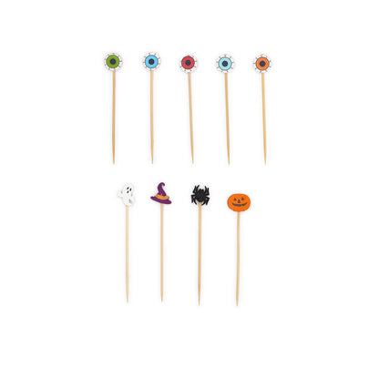 30 Pc Halloween Cocktail Picks in Gift Box