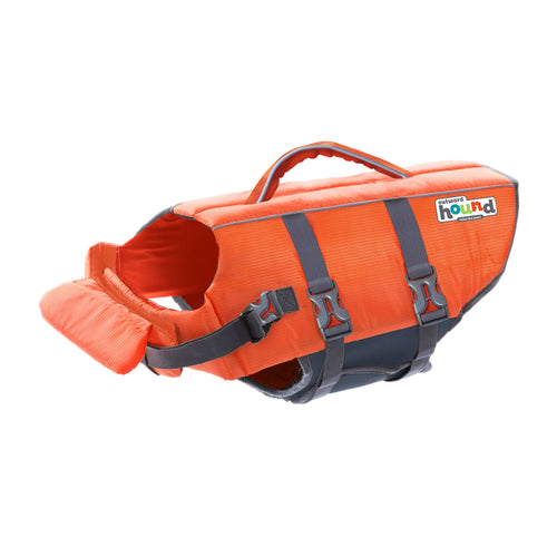Outward Hound Granby Splash Orange Dog Life Jacket, Small