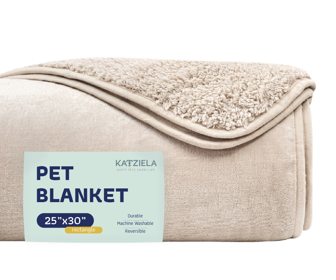Katziela - Premium Waterproof Sherpa Soft Throw Blanket's For Dog & Cat